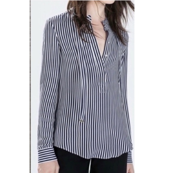 Zara striped blouse Size Small - Picture 2 of 9